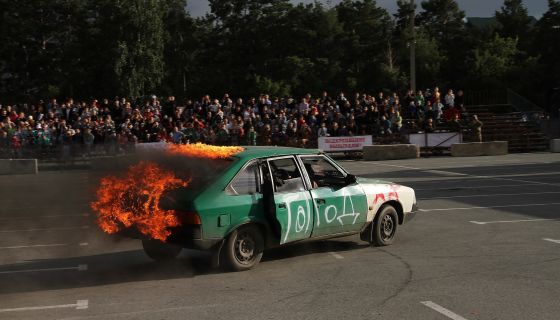 Шоу каскадеров Геннадия Кочерга
